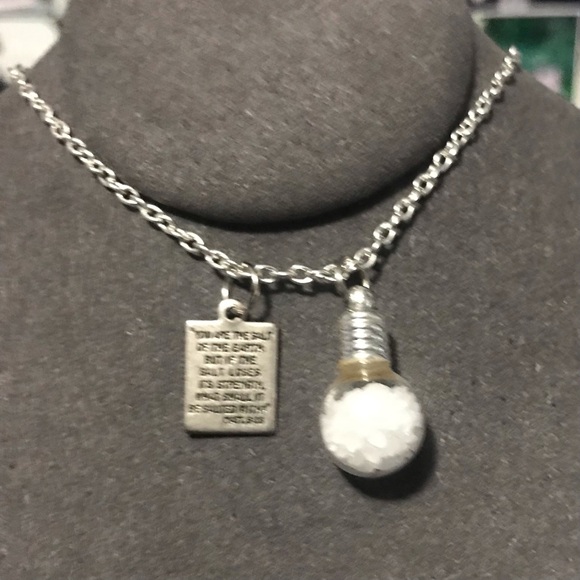 COPY - Salt of the Earth Religious Necklace Matthew 5:13 - Picture 1 of 4